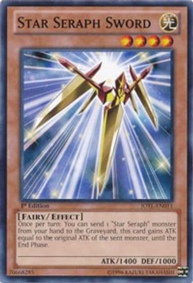 Star Seraph Sword Judgment of the Light Yu-Gi-Oh! card
