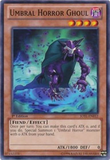 Umbral Horror Ghoul Judgment of the Light Yu-Gi-Oh! card