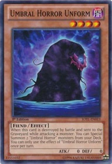 Umbral Horror Unform Judgment of the Light Yu-Gi-Oh! card