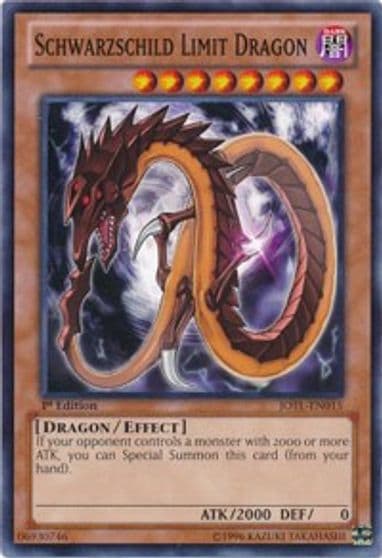 Schwarzschild Limit Dragon Judgment of the Light Yu-Gi-Oh! card