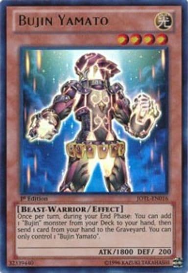 Bujin Yamato Judgment of the Light Yu-Gi-Oh! card