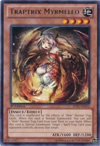 Traptrix Myrmeleo Judgment of the Light Yu-Gi-Oh! card
