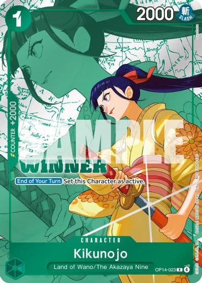 Kikunojo Winner Pack 2026 Vol 3 One Piece Promotion Cards One Piece card