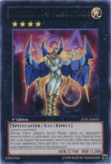 Number 104 Masquerade Judgment of the Light Yu-Gi-Oh! card