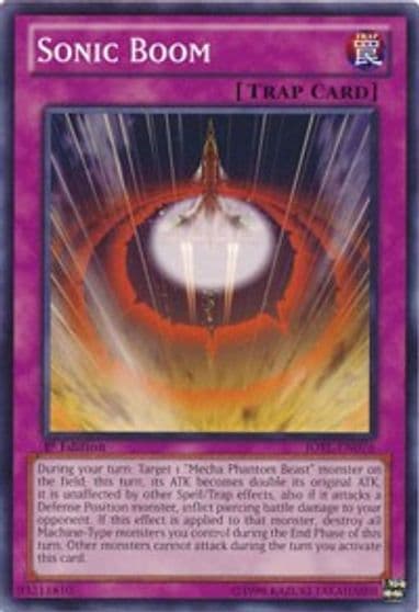 Sonic Boom Judgment of the Light Yu-Gi-Oh! card