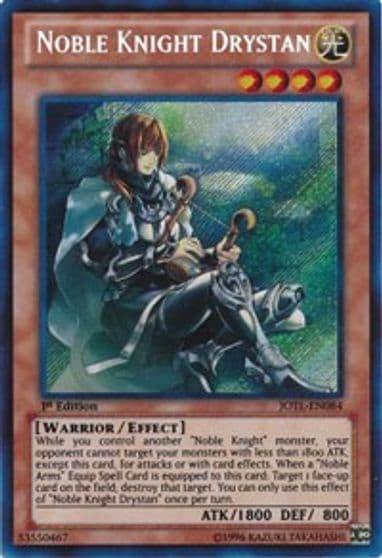 Noble Knight Drystan Judgment of the Light Yu-Gi-Oh! card
