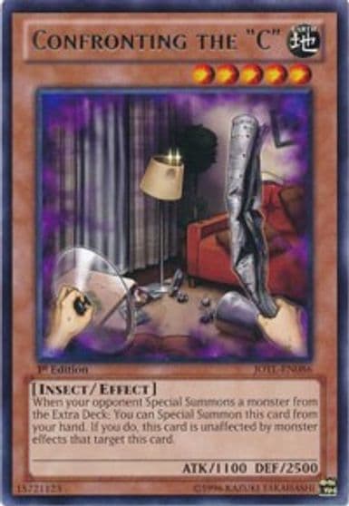 Confronting the C Judgment of the Light Yu-Gi-Oh! card