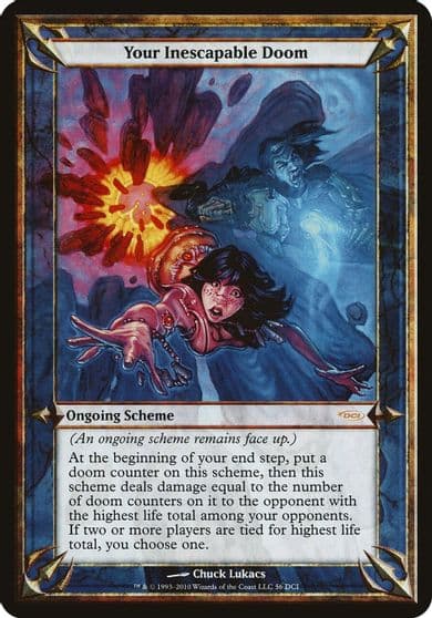 Your Inescapable Doom WPN and Gateway Oversize Cards Magic card
