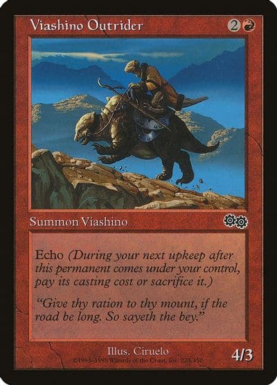 Viashino Outrider Urza's Saga Magic card