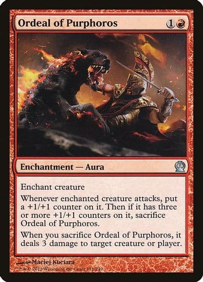 Ordeal of Purphoros Theros Magic card