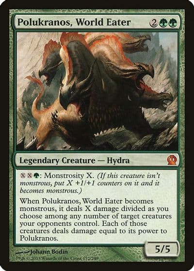 Polukranos World Eater Theros Magic card