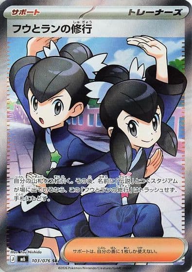 Tate and Lizas Training 103 076 M6: Storm Emeralda Pokemon card