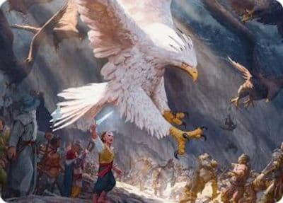 The Eagles Are Coming Art Card Commander: The Hobbit Magic card