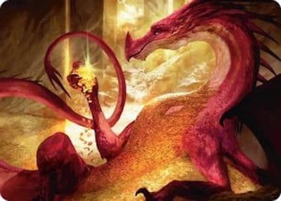 Gleaming Splendor Art Card Commander: The Hobbit Magic card