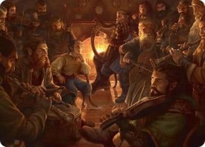 An Unexpected Party Art Card Commander: The Hobbit Magic card