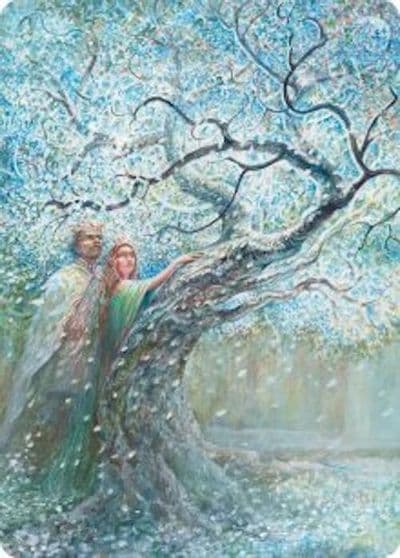 Flowering of the White Tree Art Card Commander: The Hobbit Magic card