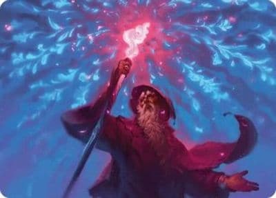 Wizards Staff Art Card Commander: The Hobbit Magic card