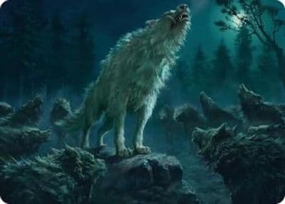Reverent Howl Art Card Commander: The Hobbit Magic card