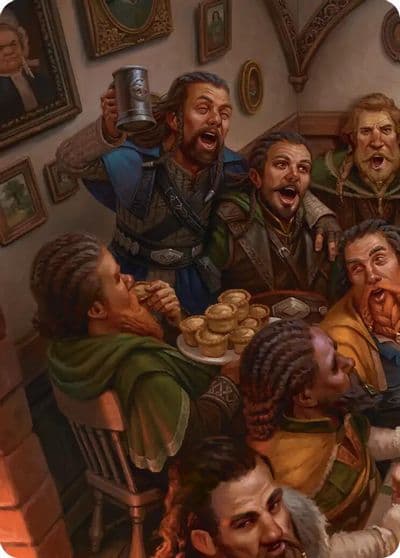 Fili and Kili Joyous Art Card 1 12 Commander: The Hobbit Magic card