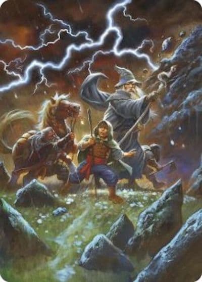 Call Forth the Tempest Art Card Commander: The Hobbit Magic card