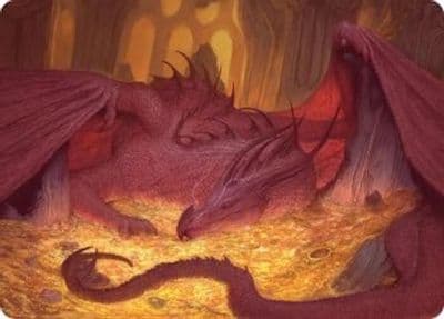 Smaug the Magnificent Art Card Commander: The Hobbit Magic card