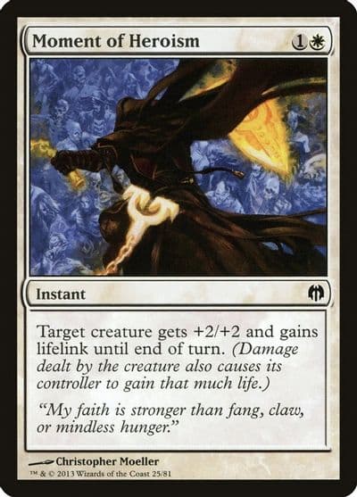 Moment of Heroism Duel Decks: Heroes vs. Monsters Magic card