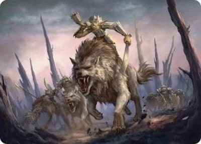 Signal the Onslaught Art Card Commander: The Hobbit Magic card