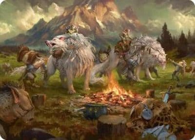 Mount Gundabad Mobilizes Art Card Commander: The Hobbit Magic card