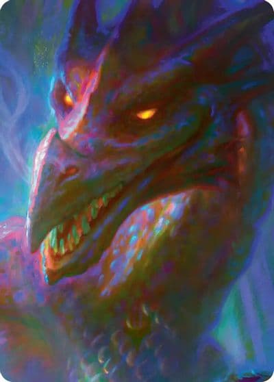 Smaug the Impenetrable Art Card 9 12 Commander: The Hobbit Magic card