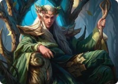 Thranduil the Elvenking Art Card Commander: The Hobbit Magic card