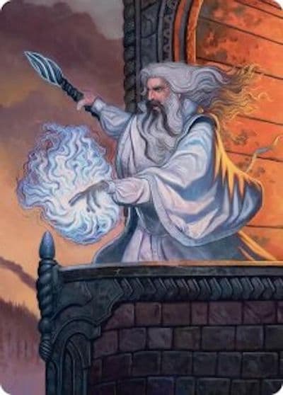 Saruman of Many Colors Art Card Commander: The Hobbit Magic card