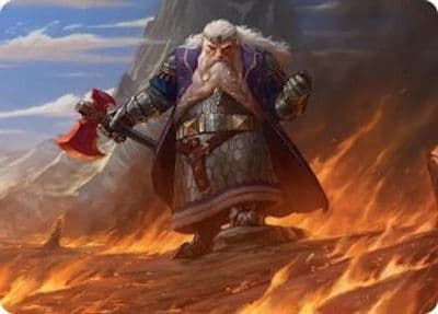 Dain of the Ancient Halls Art Card Commander: The Hobbit Magic card