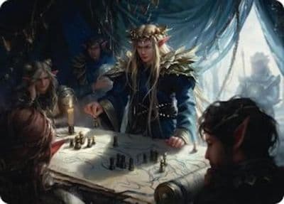 Thranduil the Strategist Art Card Commander: The Hobbit Magic card