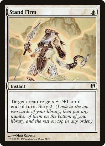 Stand Firm Duel Decks: Heroes vs. Monsters Magic card