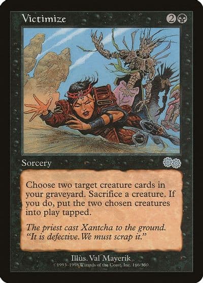 Victimize Urza's Saga Magic card