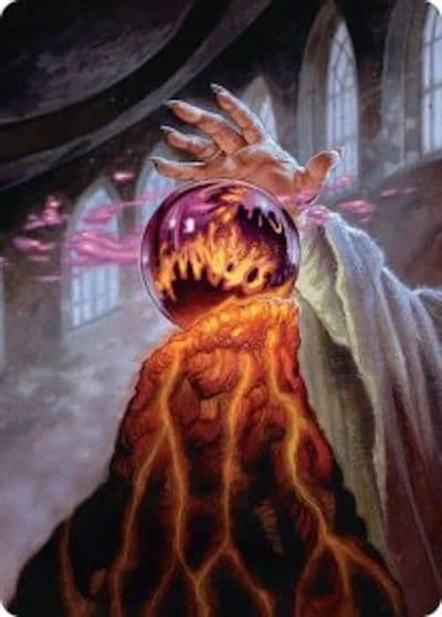 Palantir of Orthanc Art Card Commander: The Hobbit Magic card