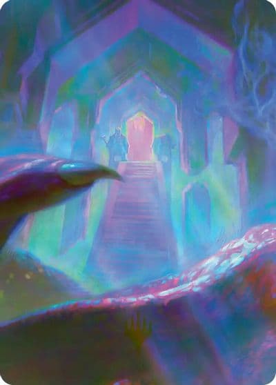 Dragon Cursed Halls Art Card 8 12 Commander: The Hobbit Magic card