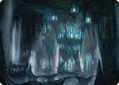 Elvenkings Halls Art Card Commander: The Hobbit Magic card