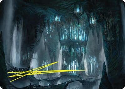 Elvenkings Halls Art Card Gold Stamped Signature Commander: The Hobbit Magic card