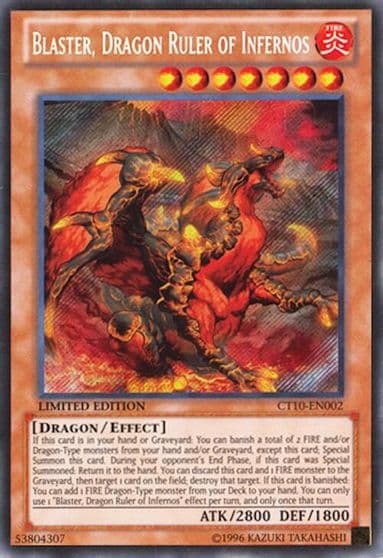 Blaster Dragon Ruler of Infernos 2013 Collectors Tins Yu-Gi-Oh! card