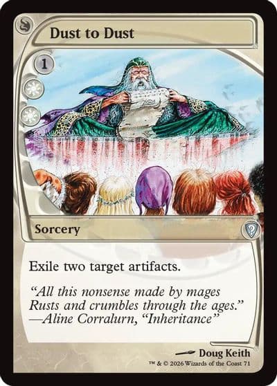Dust to Dust Future Sight Mystery Booster: Commander Edition Magic card