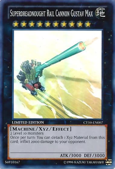 Superdreadnought Rail Cannon Gustav Max 2013 Collectors Tins Yu-Gi-Oh! card