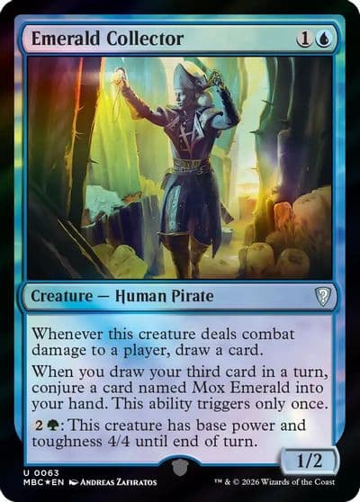 Emerald Collector Mystery Booster: Commander Edition Magic card