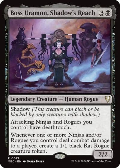 Boss Uramon Shadows Reach Mystery Booster: Commander Edition Magic card