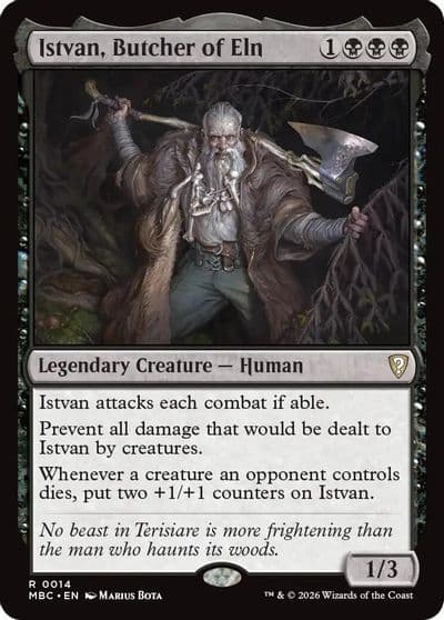 Istvan Butcher of Eln Mystery Booster: Commander Edition Magic card