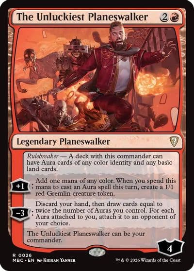 The Unluckiest Planeswalker Mystery Booster: Commander Edition Magic card