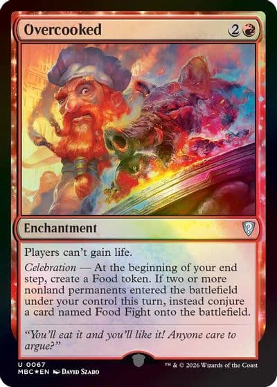 Overcooked Mystery Booster: Commander Edition Magic card