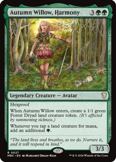 Autumn Willow Harmony Mystery Booster: Commander Edition Magic card