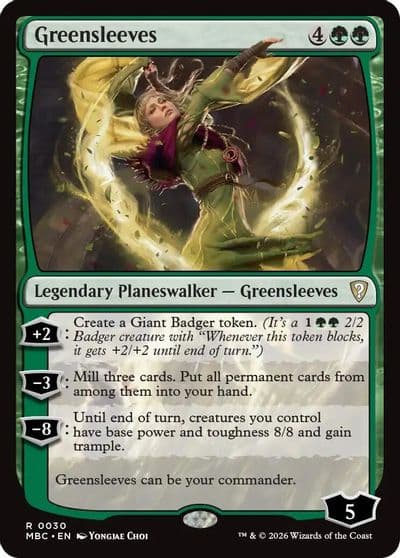 Greensleeves Mystery Booster: Commander Edition Magic card
