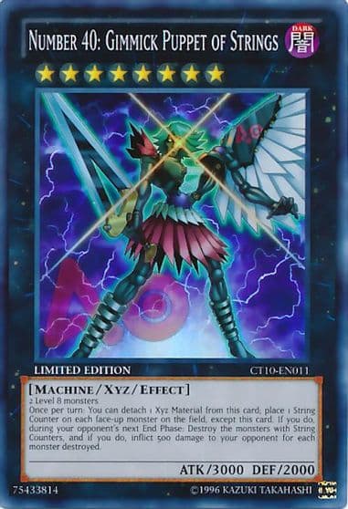 Number 40 Gimmick Puppet of Strings 2013 Collectors Tins Yu-Gi-Oh! card